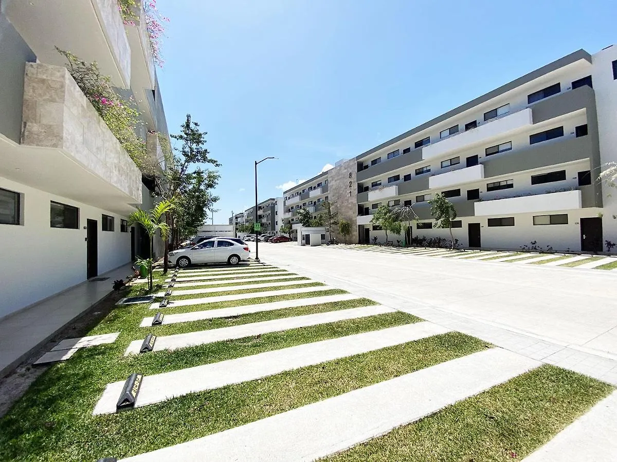 Apartmán Departamento Brisa Tropical En Residencial De Lujo Playa del Carmen Mexiko