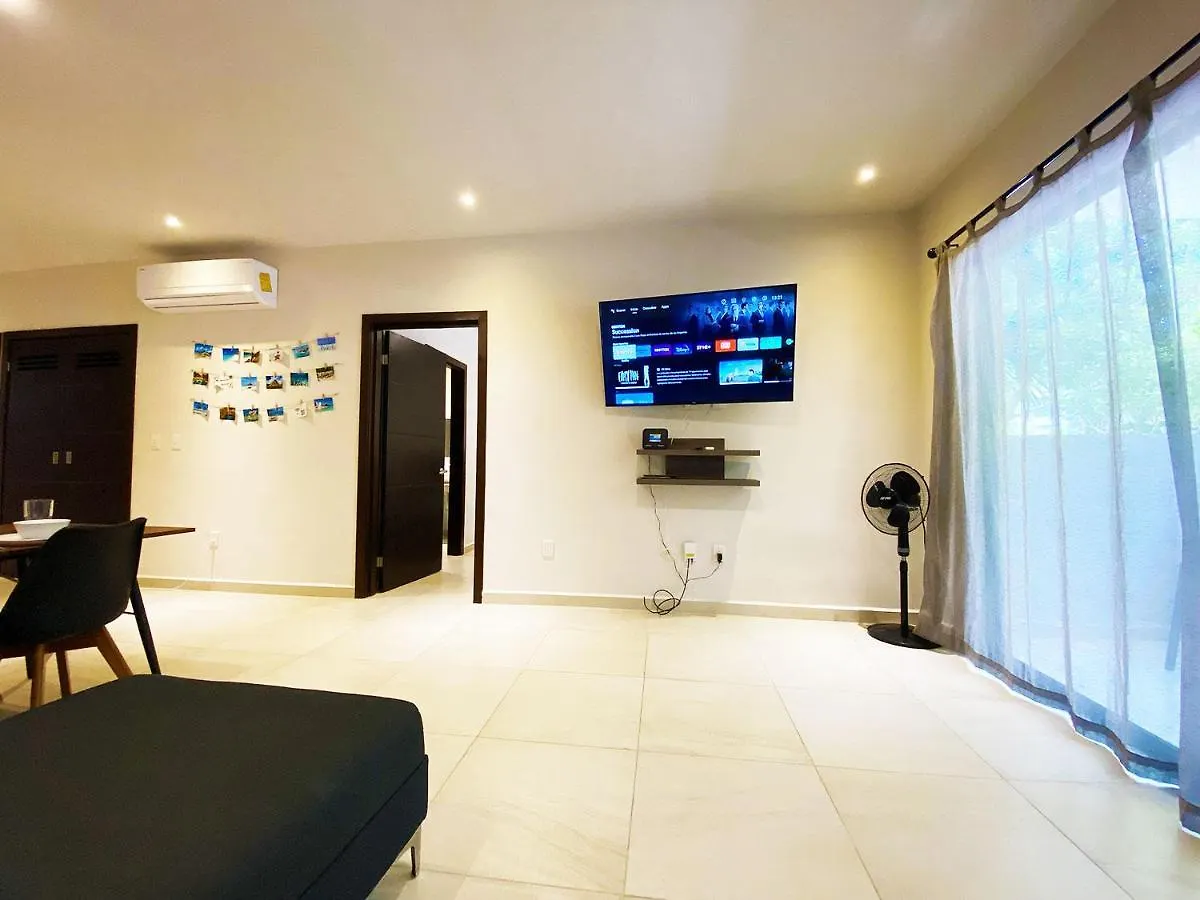 Apartmán Departamento Brisa Tropical En Residencial De Lujo Playa del Carmen