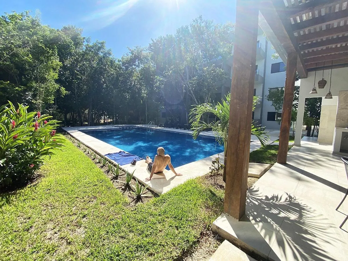 Apartmán Departamento Brisa Tropical En Residencial De Lujo Playa del Carmen 0*,