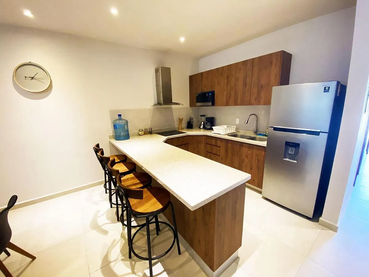 Apartmán Departamento Brisa Tropical En Residencial De Lujo Playa del Carmen