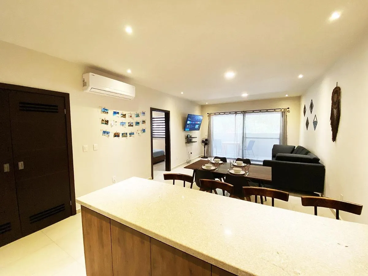 Appartement Departamento Brisa Tropical En Residencial De Lujo à Playa del Carmen Mexique